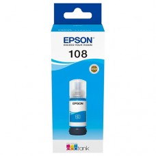 Чернила Epson 108 C13T09C24A голубой