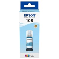 Чернила Epson 108 C13T09C54A светло-голубой