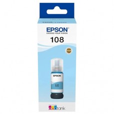 Чернила Epson 108 C13T09C54A светло-голубой